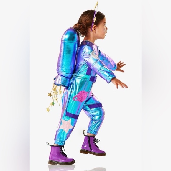 Pottery Barn Kids | Cosmic Sparkle Astronaut Light Up Space Suit Costume | 3T - Picture 3 of 16